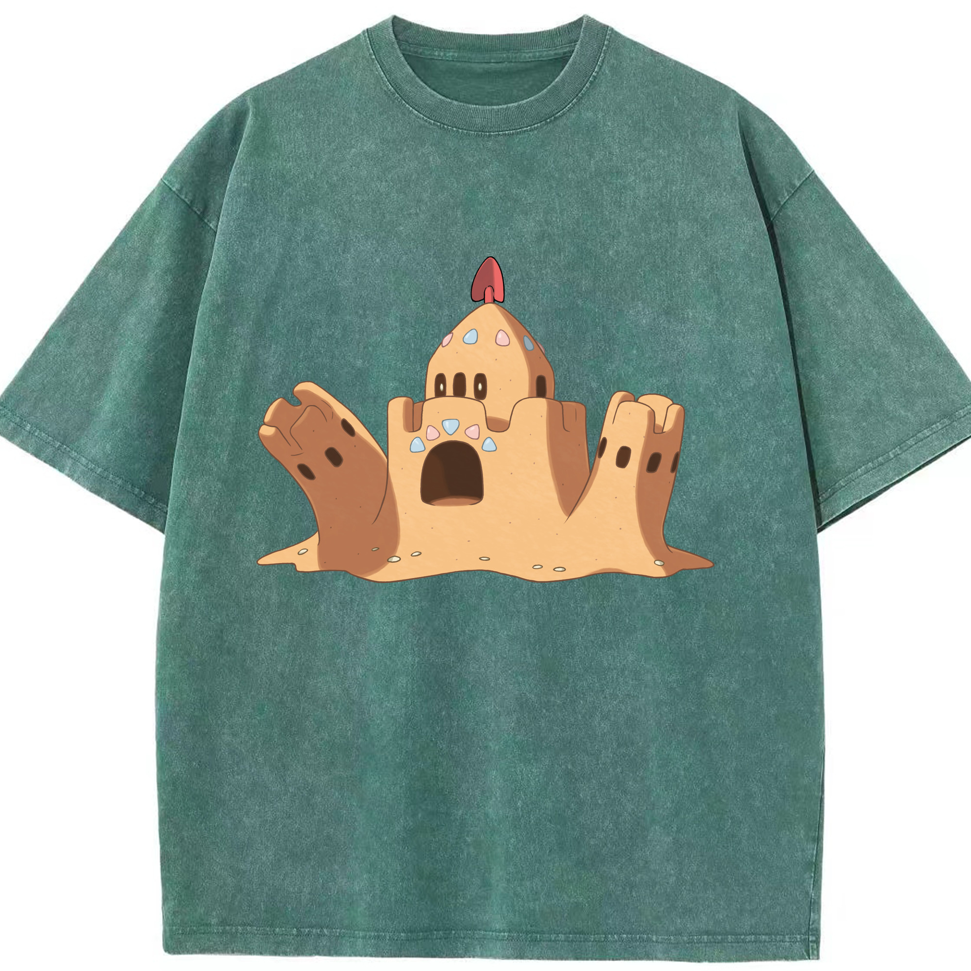 （画像用） ポケットモンスター Pokémon 綿100% ヴィンテージ風 半袖Tシャツ（フロントプリント）